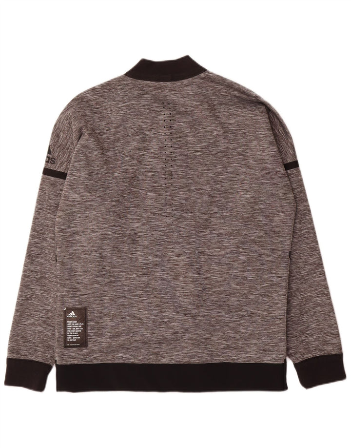 Adidas Veste de survêtement réversible pour homme Taille S Gris Colorblock
