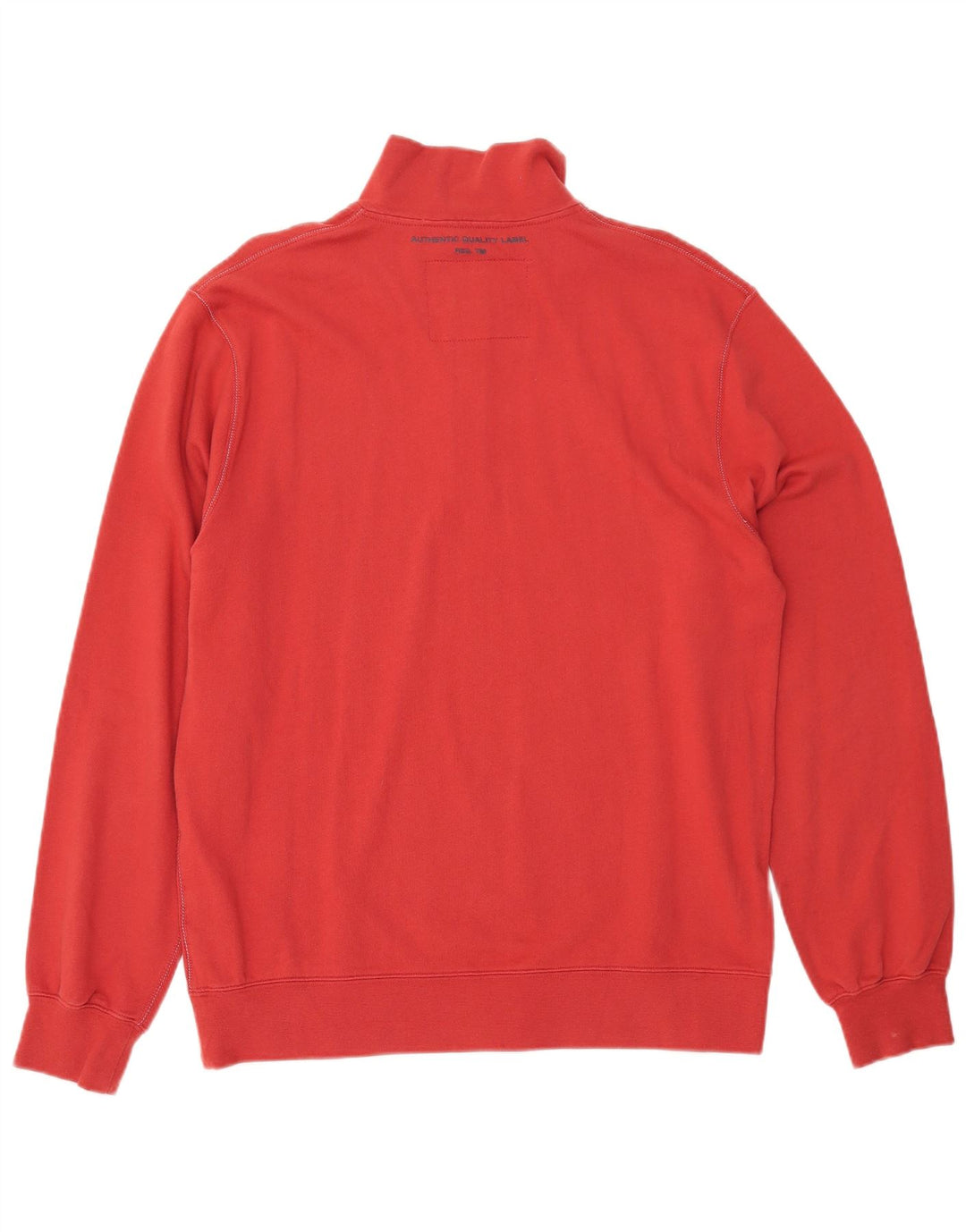 MARLBORO CLASSICS Sweat col zippé homme XL coton rouge