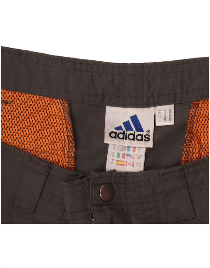 Adidas Short décontracté pour homme XL W38 Gris Polyester