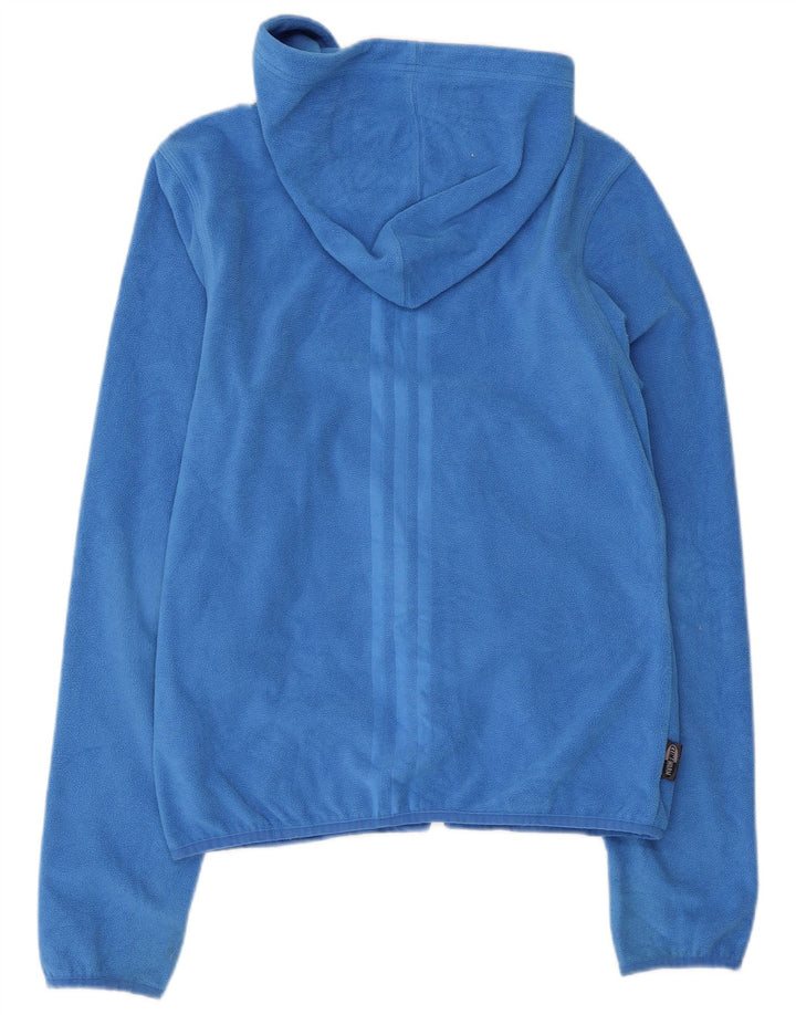 ADIDAS Veste Polaire à Capuche Garçon 9-10 ans Bleu Moyen Polyester