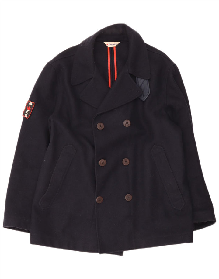 Elvstrom Caban Homme UK 42 XL Laine Bleu Marine