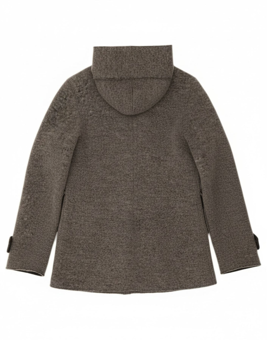 Gas Caban à capuche pour femme UK 44 Laine gris moyen