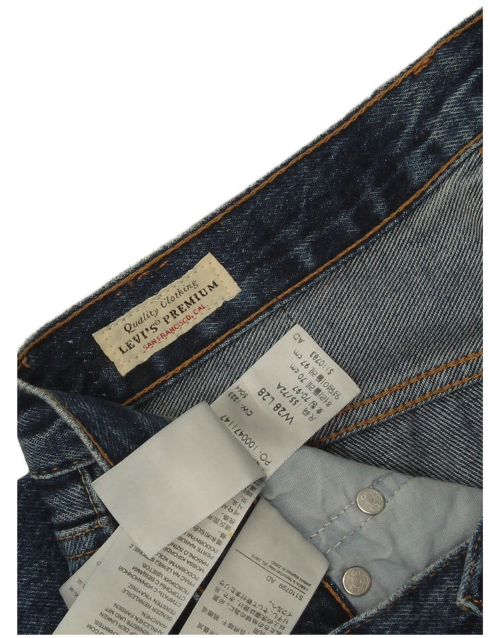 Levi's Jean Droit 501 Homme W28 L28 Bleu Coton