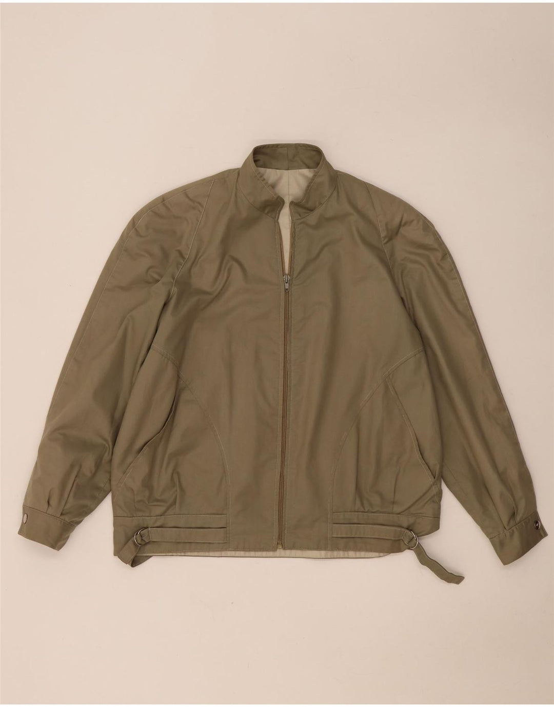 VINTAGE Veste Bomber Homme UK 40 Grand Kaki