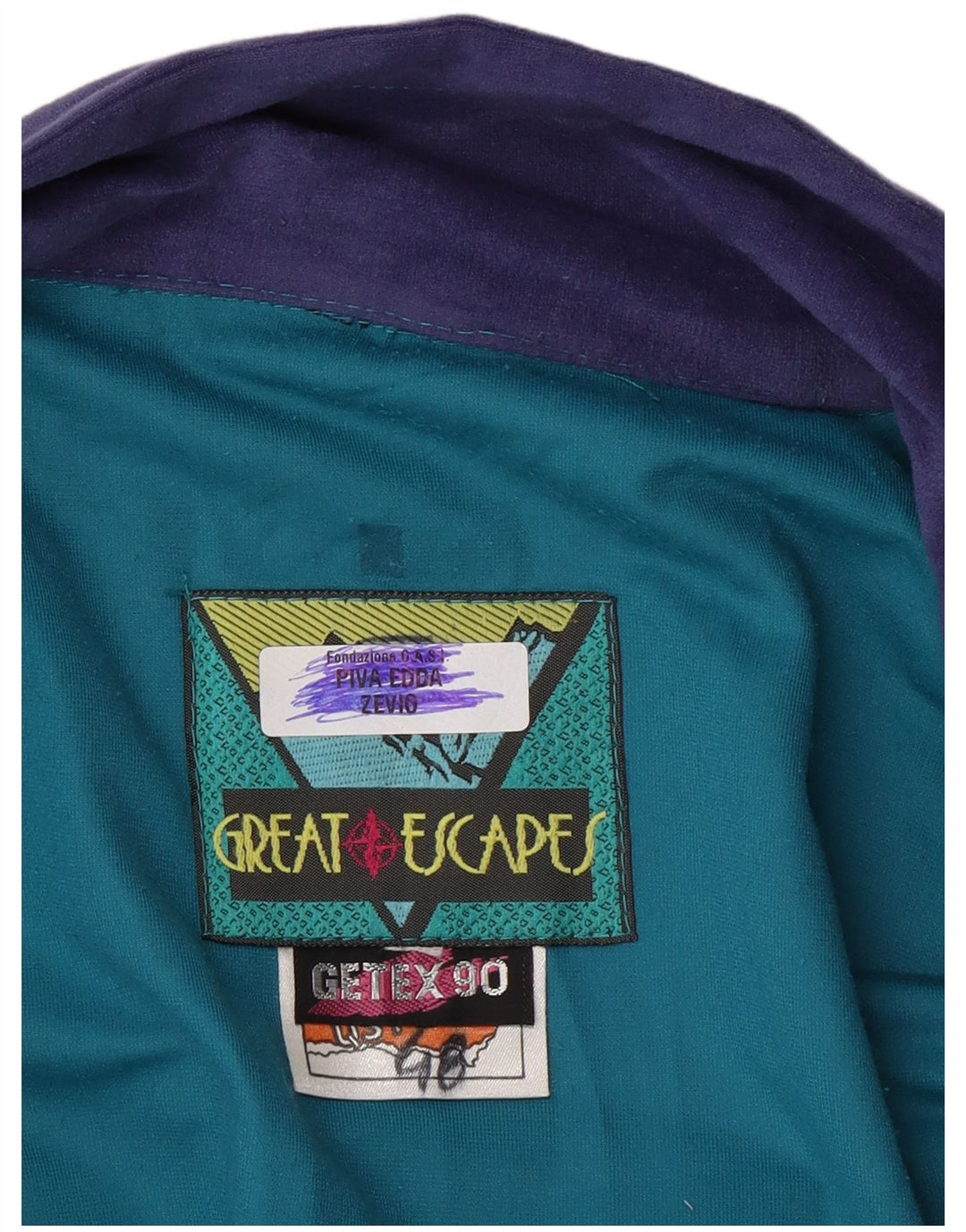 Great Escapes Veste de survêtement pour homme IT 48 Bleu moyen Colourblock