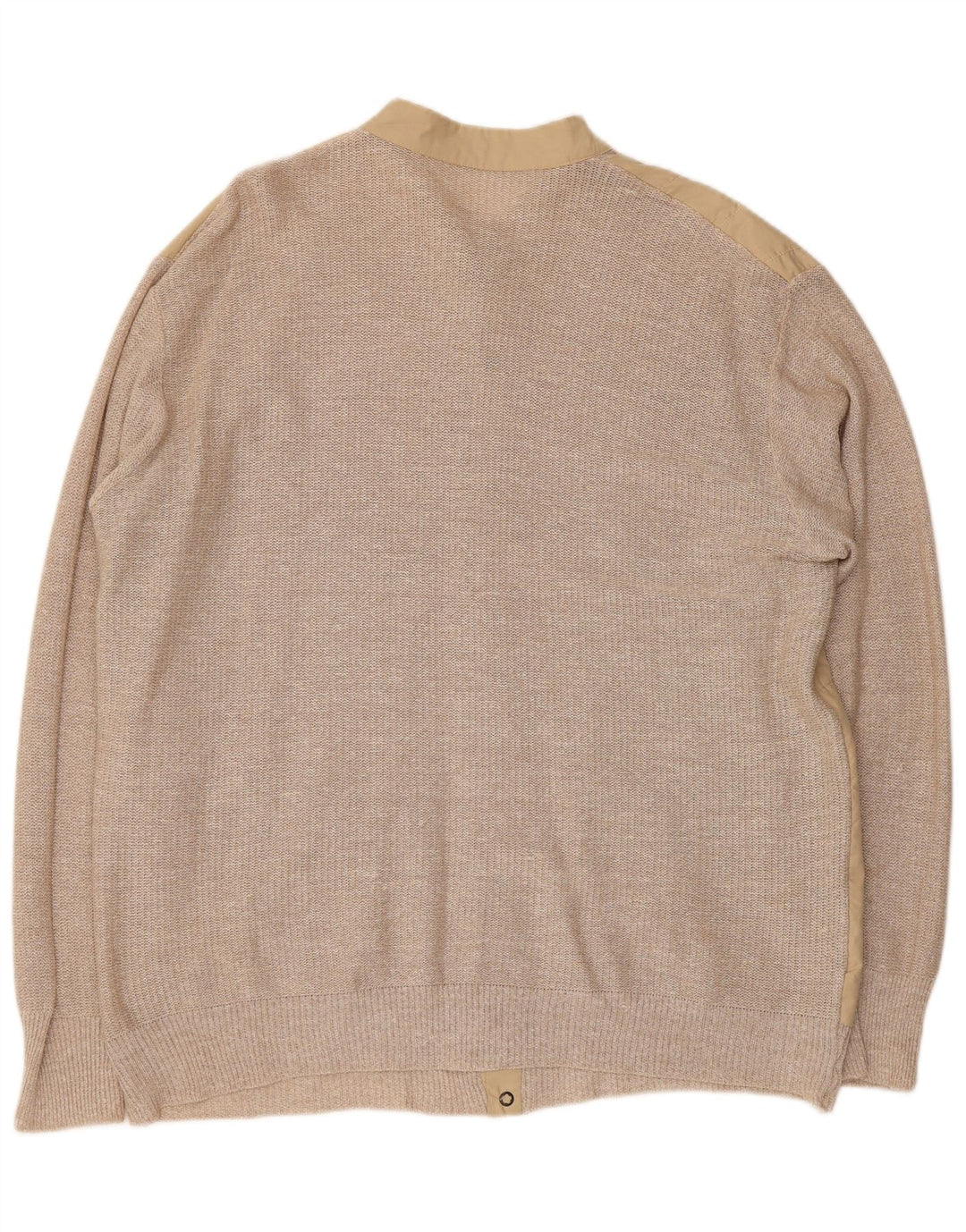 VINTAGE Pull Cardigan Homme Grand Beige