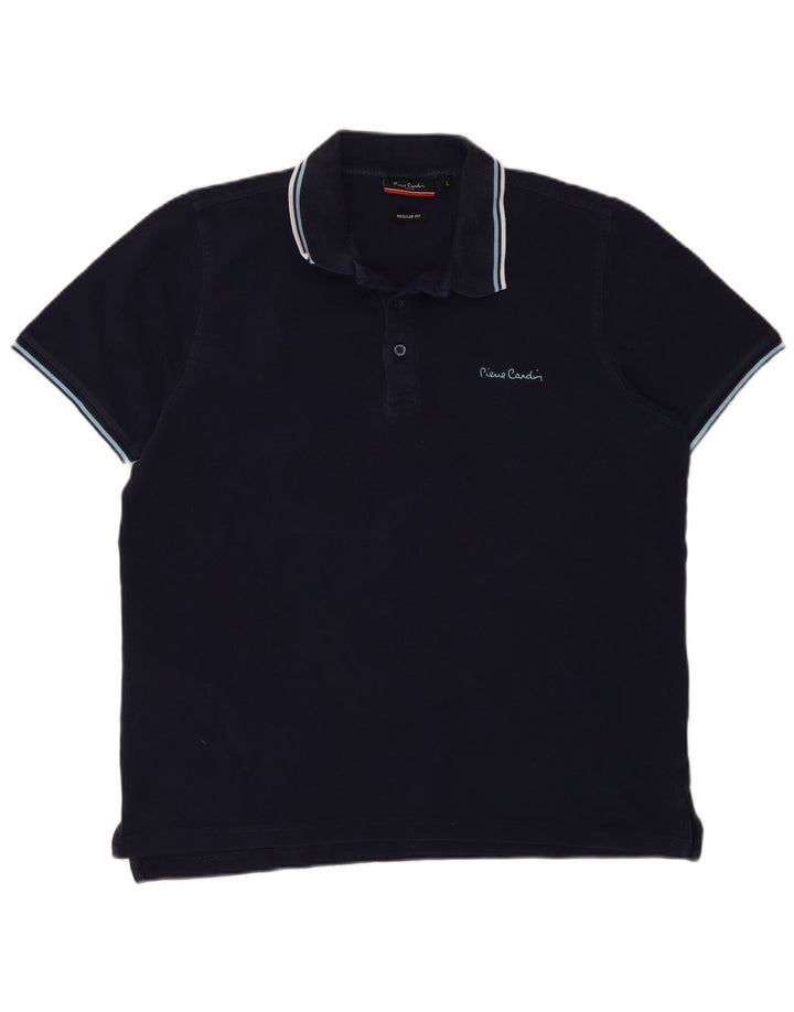 Pierre Cardin Polo coupe classique pour homme, grand bleu marine
