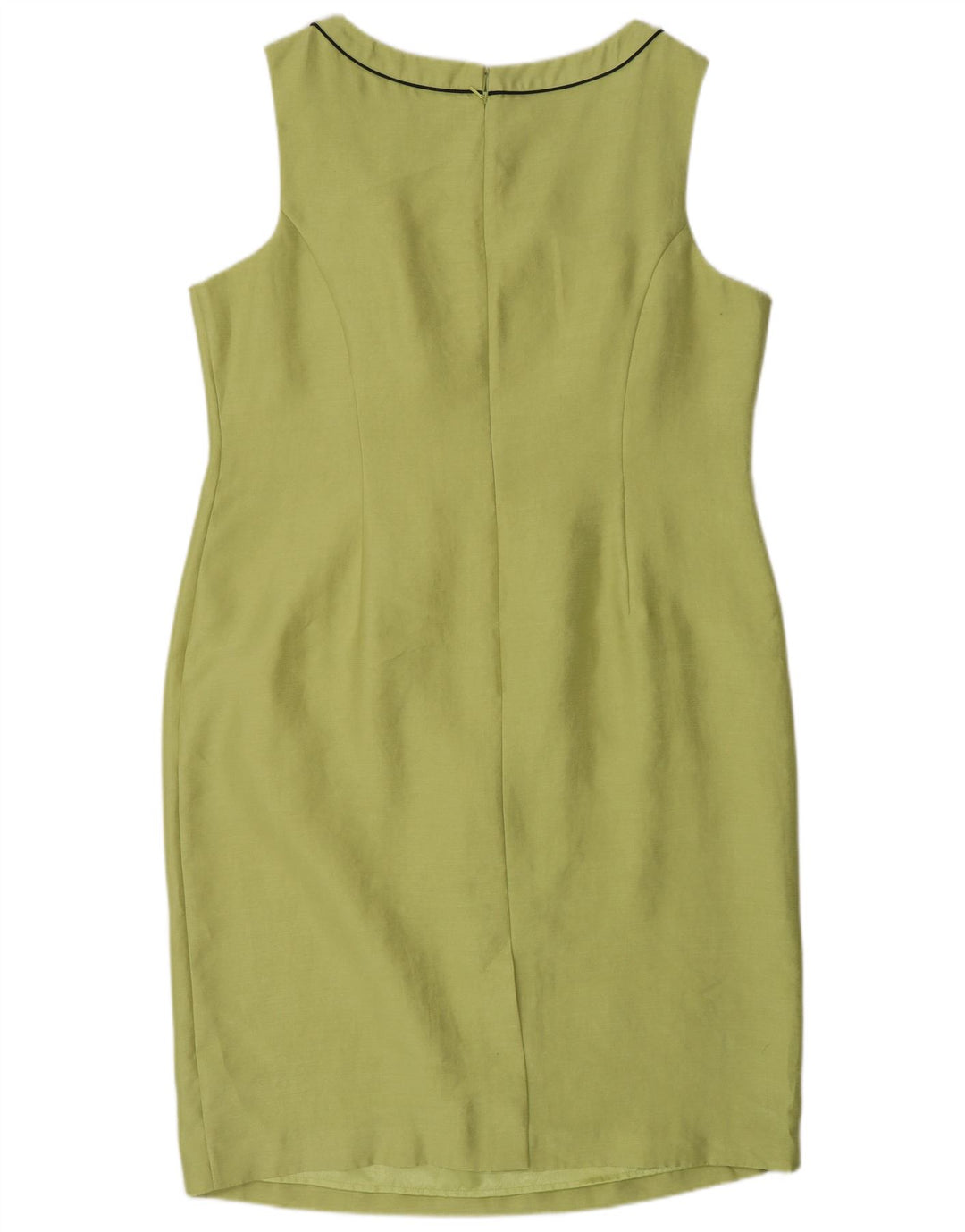 Jacques Vert Robe fourreau sans manches pour femme UK 18 XL Vert Polyester