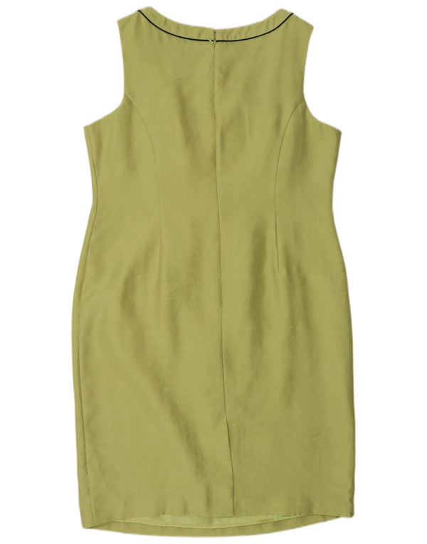 Jacques Vert Robe fourreau sans manches pour femme UK 18 XL Vert Polyester