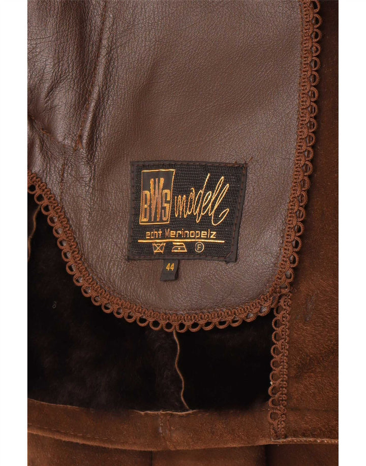 BWS Manteau en peau de mouton pour femme EU 44 XL Marron