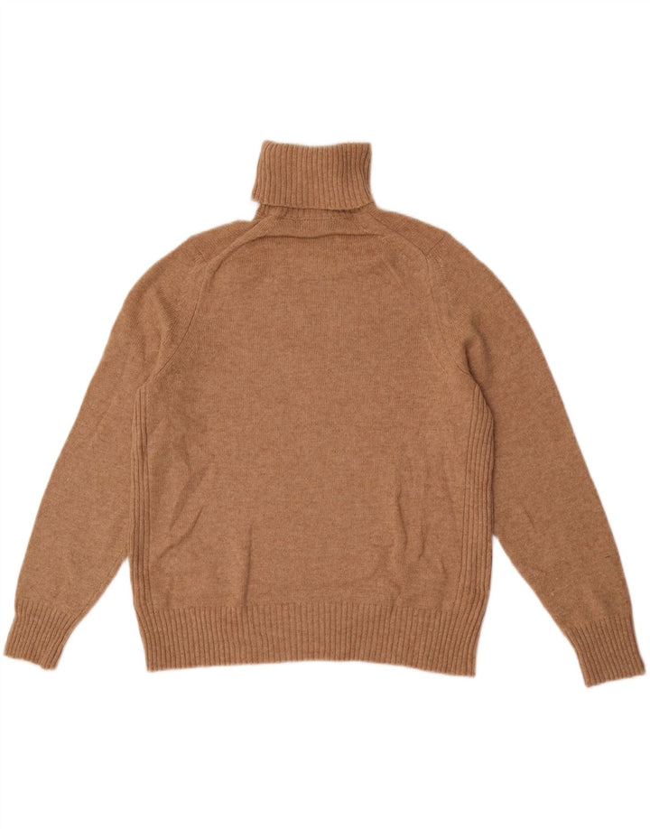 Marks & Spencer Pull col roulé pour femme UK 18 XL Laine beige