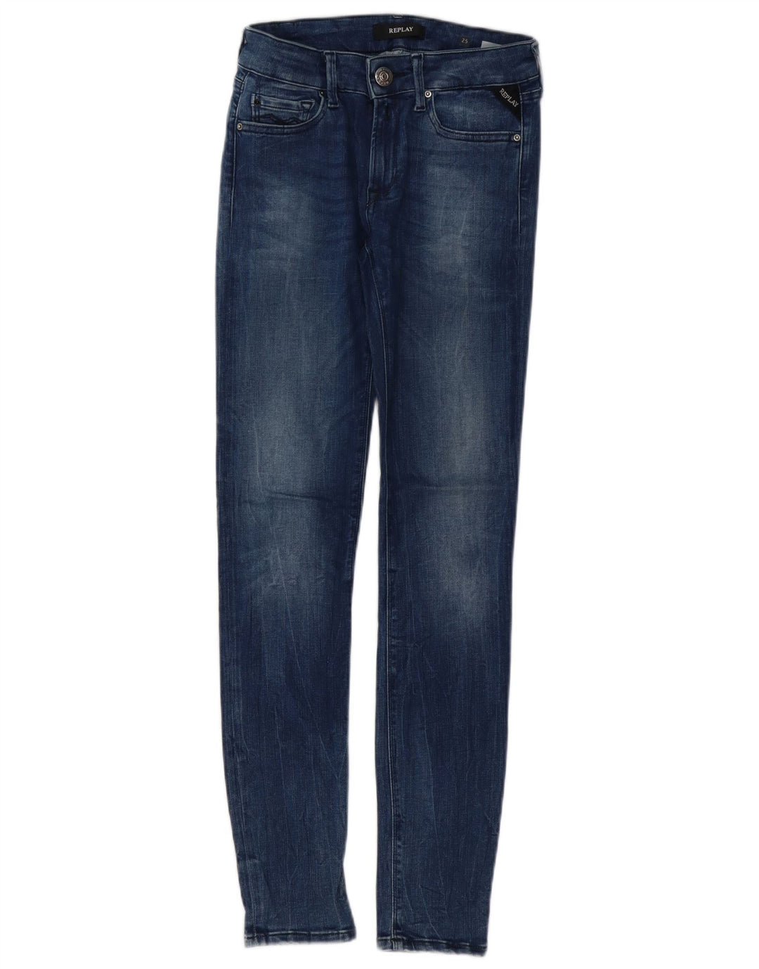 REPLAY Jean Skinny Femme W25 L29 Bleu Marine