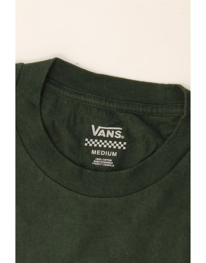 VANS T-Shirt Graphique Homme Vert Moyen Coton