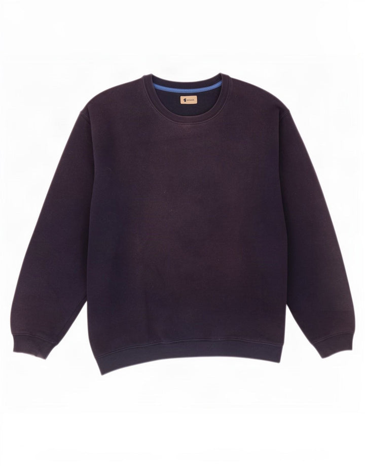 Gabicci Sweat-Shirt Homme XL Bleu Marine Coton