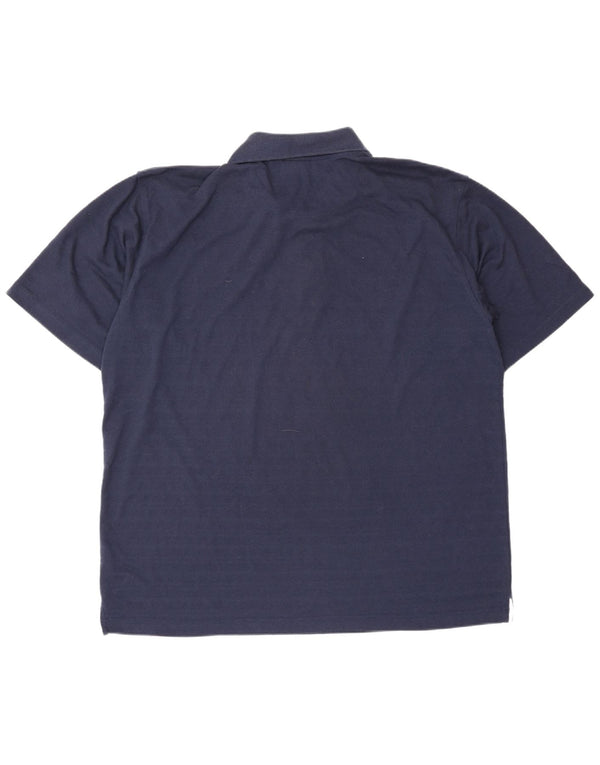 Umbro Polo Homme 2XL Bleu Marine Polyester