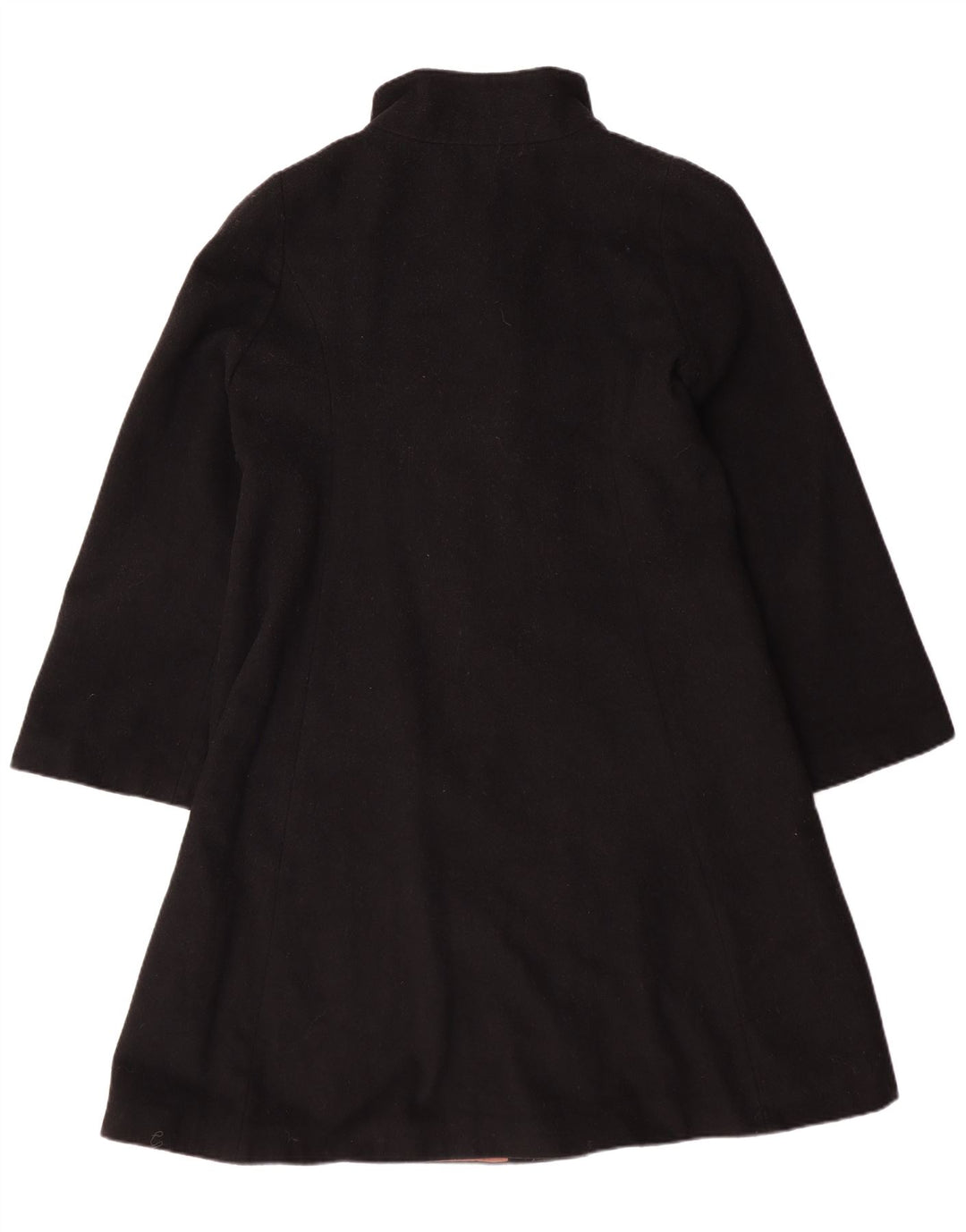 LAURA ASHLEY Manteau pour femme UK 12 Laine noire moyenne