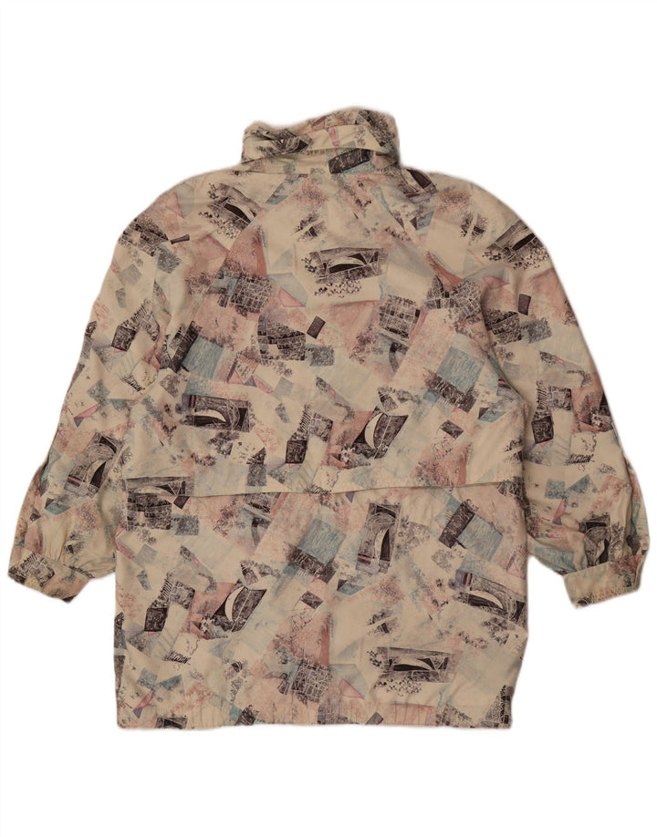 FUCHS & SCHMITT Manteau coupe-vent à motif abstrait pour femme UK 16 Large Beige