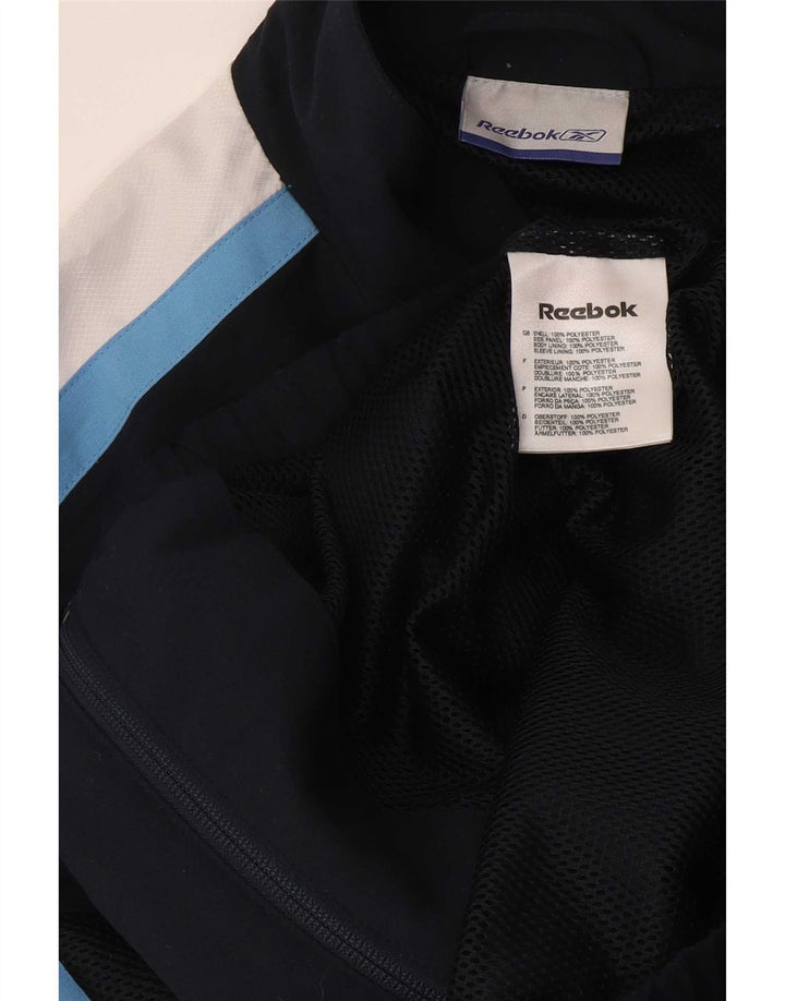 Reebok Veste de Survêtement Garçon 13-14 ans Bleu Marine Colourblock