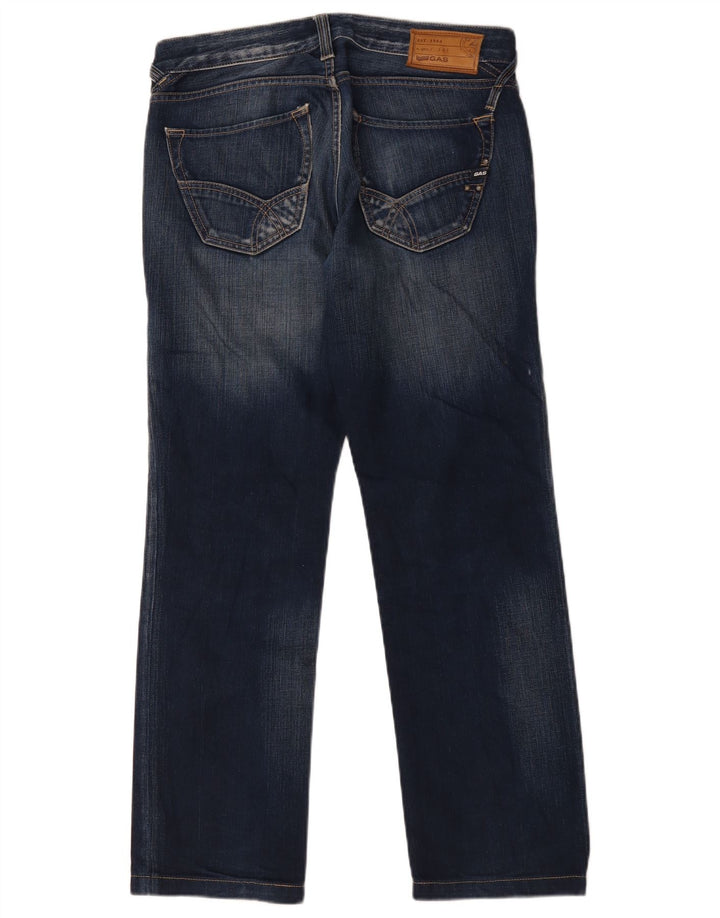 Gas Jean droit homme W32 L34 bleu coton