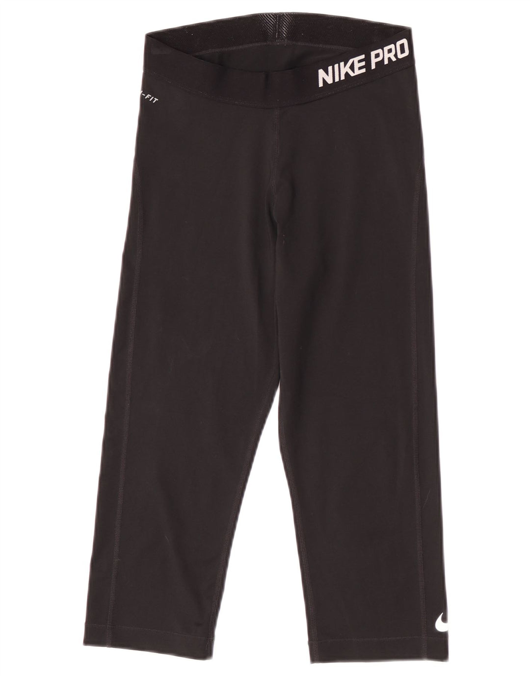 Nike Legging Capri Dri Fit Graphic pour femme UK 12 Noir moyen