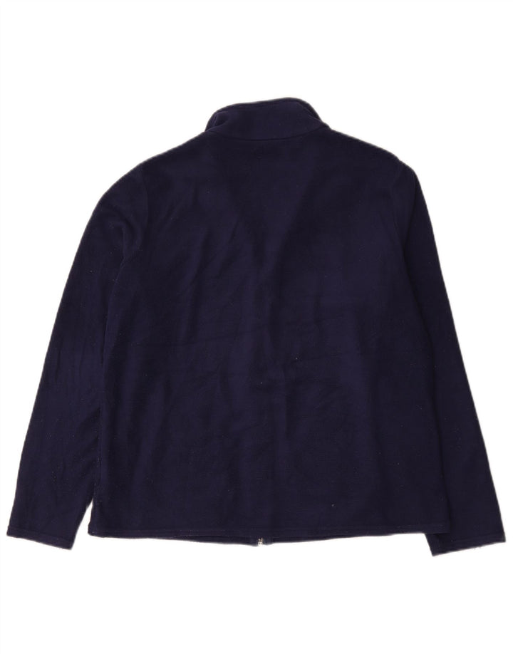 Marks & Spencer Gilet Polaire Femme UK 18 XL Bleu Marine Polyester