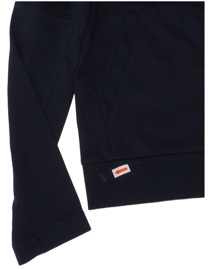 NIKE Pull à capuche zippé pour garçon 6-7 ans Large Bleu marine Colourblock