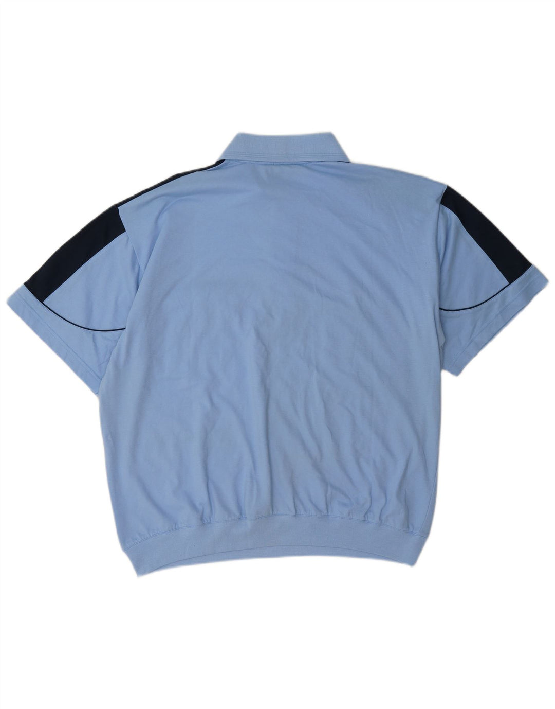Polo Vintage Homme XL Bleu Colorblock