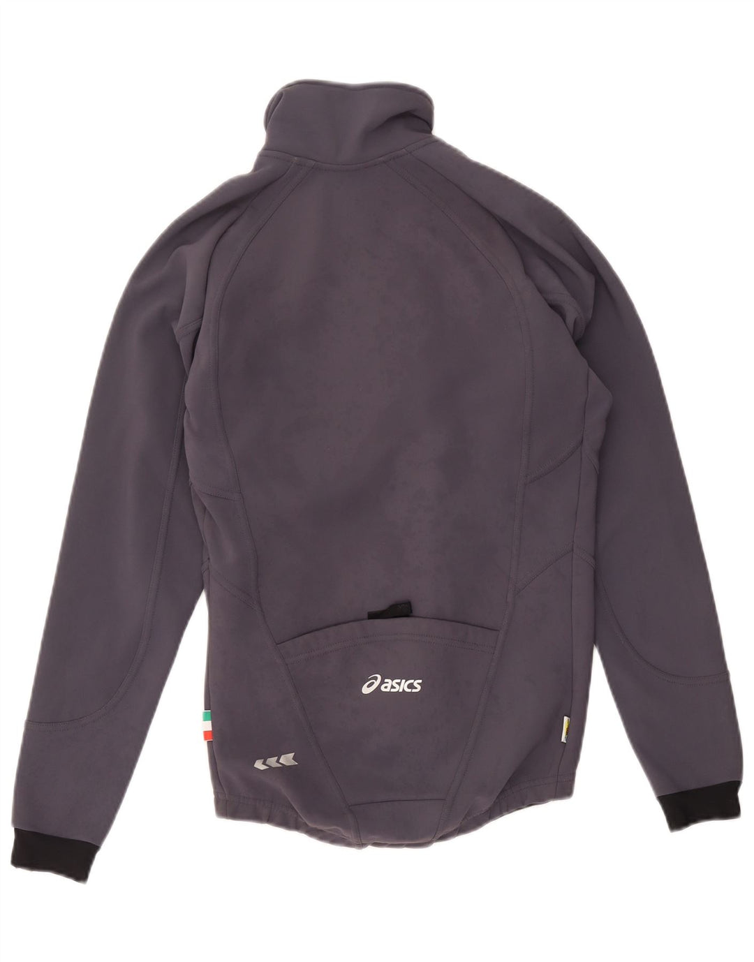 Asics Veste de Survêtement Graphique Homme Petit Gris Colorblock Polyester