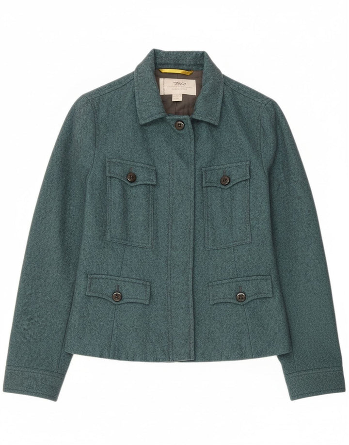 Marlboro Classics Veste utilitaire pour femme UK 12 Laine bleu moyen