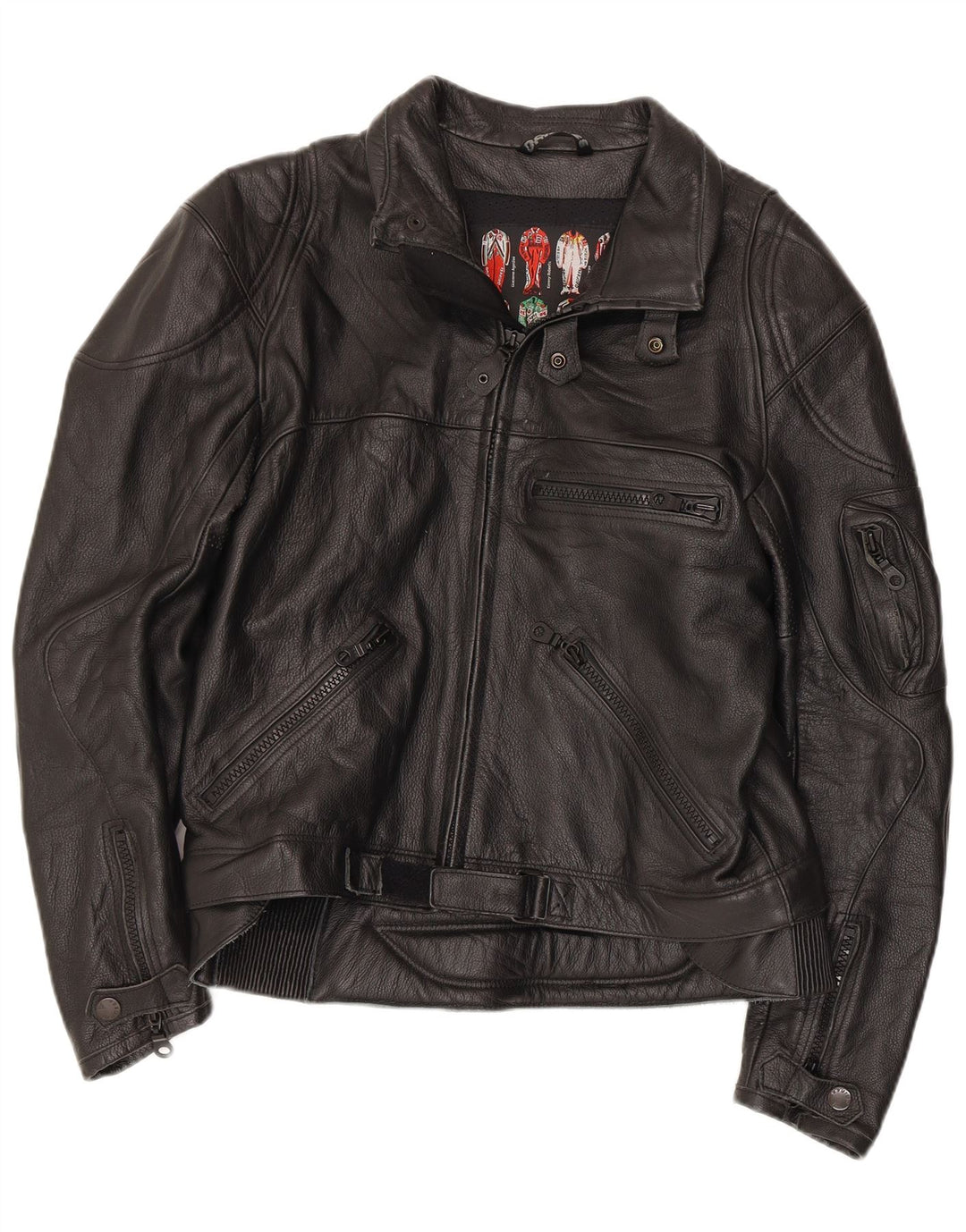 DAINESE Veste en cuir Moto Racer pour femme EU 54 2XL Noir