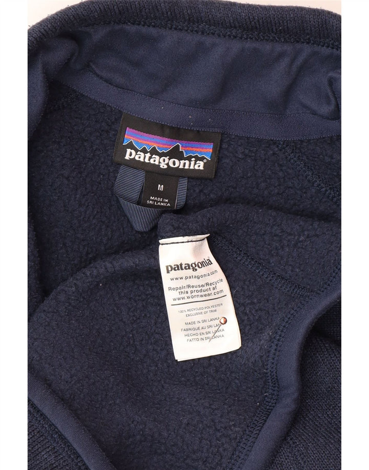 PATAGONIA Veste de survêtement pour femme UK 14 Bleu marine moyen Polyester