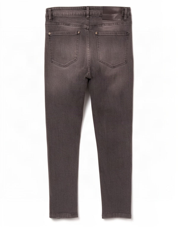 Zara Jean skinny pour homme EU 42 Large W32 L27 Gris Coton