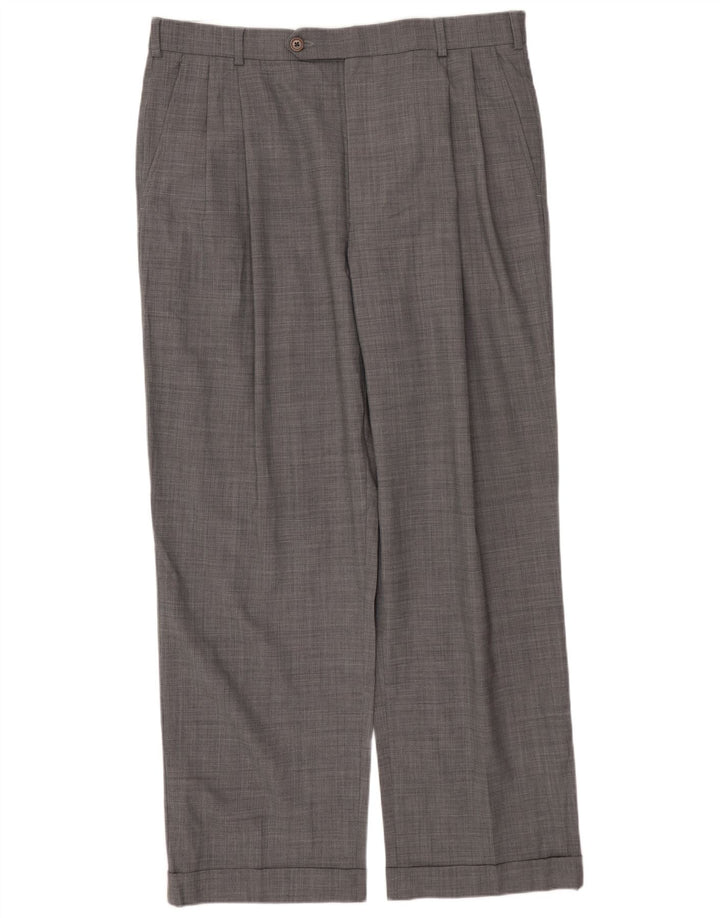 BROOKS BROTHERS Costume 2 pièces 346 pour homme à 2 boutons UK 42 XL W34 L29 laine grise