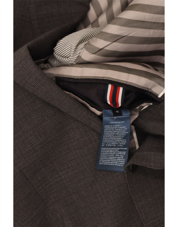 Tommy Hilfiger Veste Blazer 2 Boutons Homme IT 48 Laine Gris Moyen