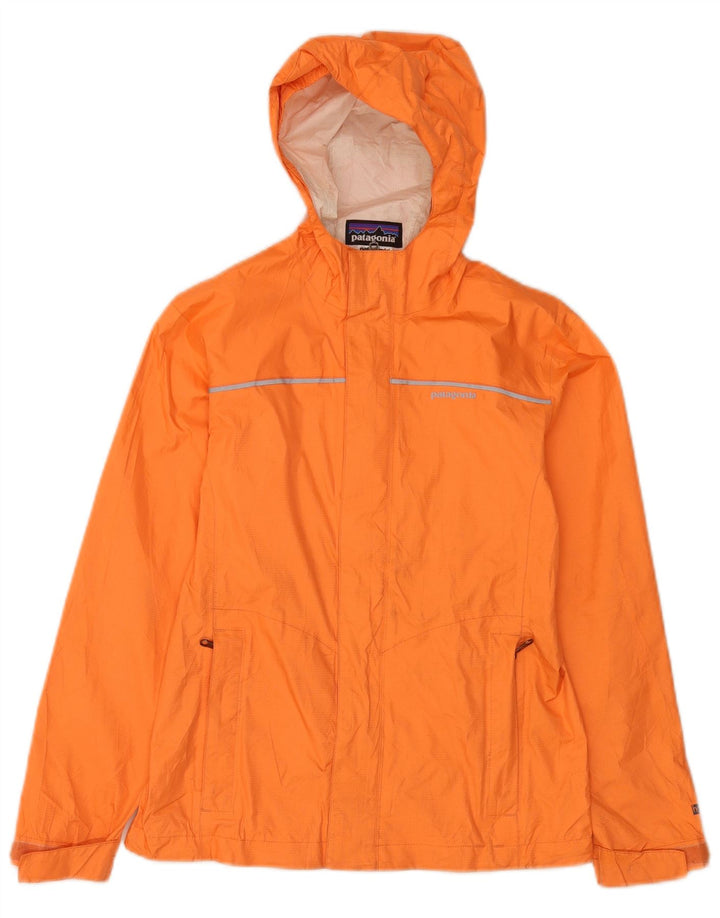 Patagonia Veste de Pluie à Capuche Garçon 9-10 Ans Orange Polyamide