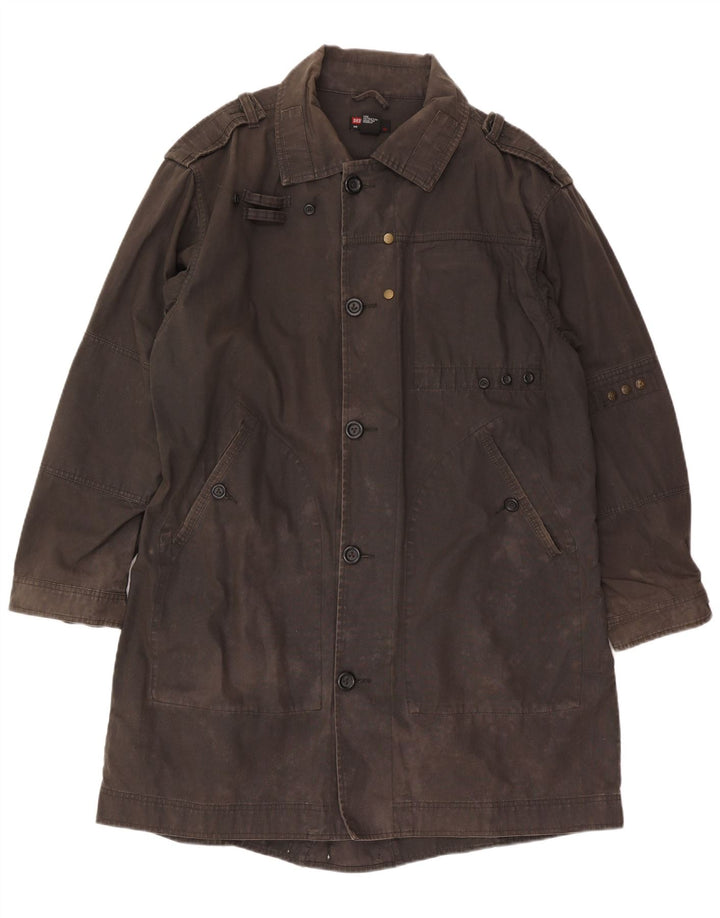 Diesel Pardessus militaire pour homme UK 40 Grand coton gris