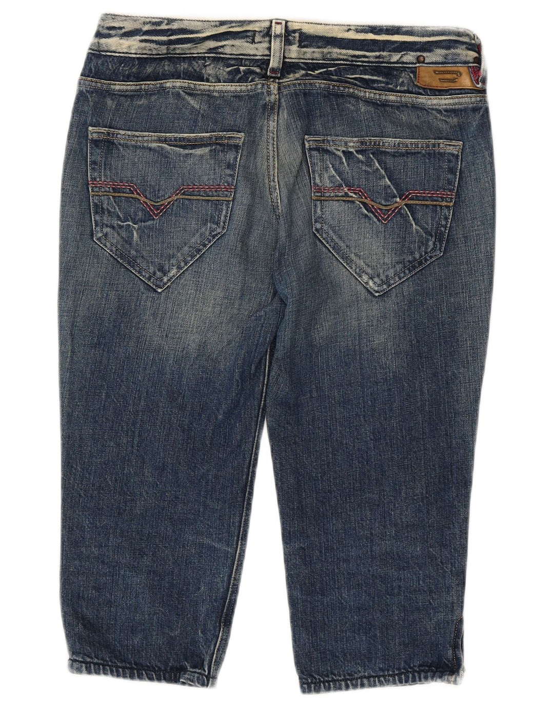 DIESEL Bermuda en Jean Homme W29 Bleu Moyen Coton