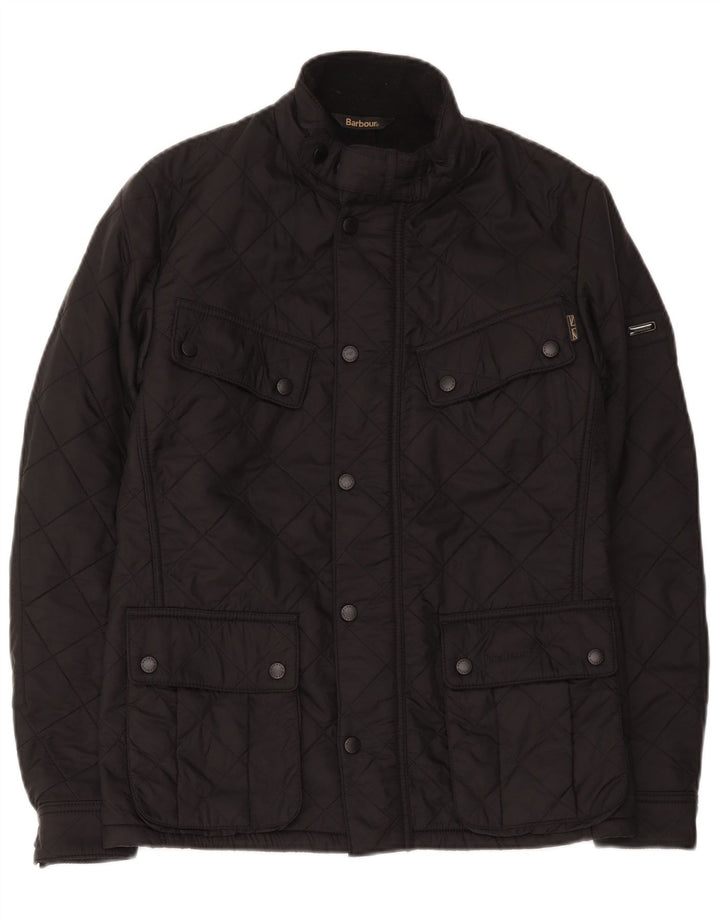 Barbour Veste matelassée pour homme UK 36 Small Noir Polyester
