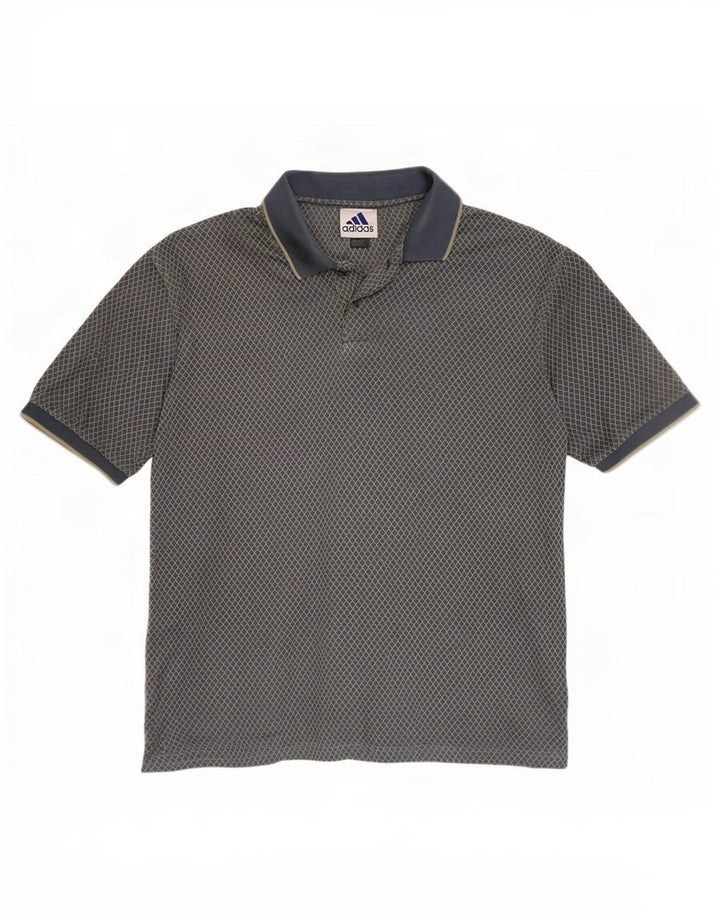 Adidas Polo Homme Grand Gris Argyle/Diamant Coton