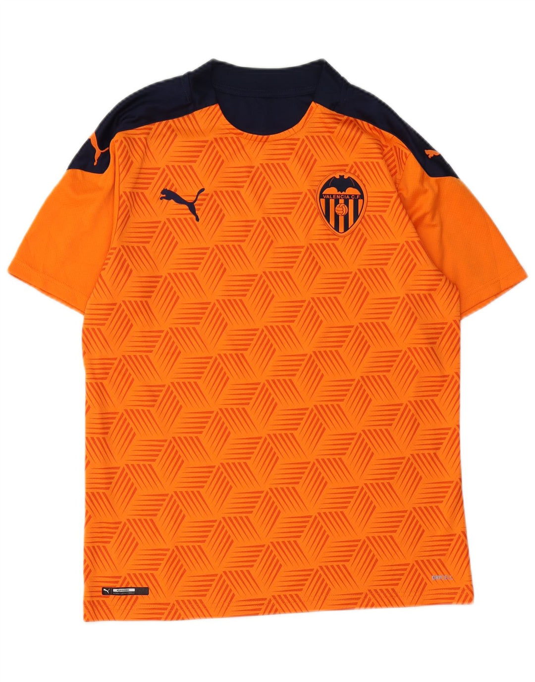 Puma Tee-Shirt Valencia Homme Orange Colorblock Polyester