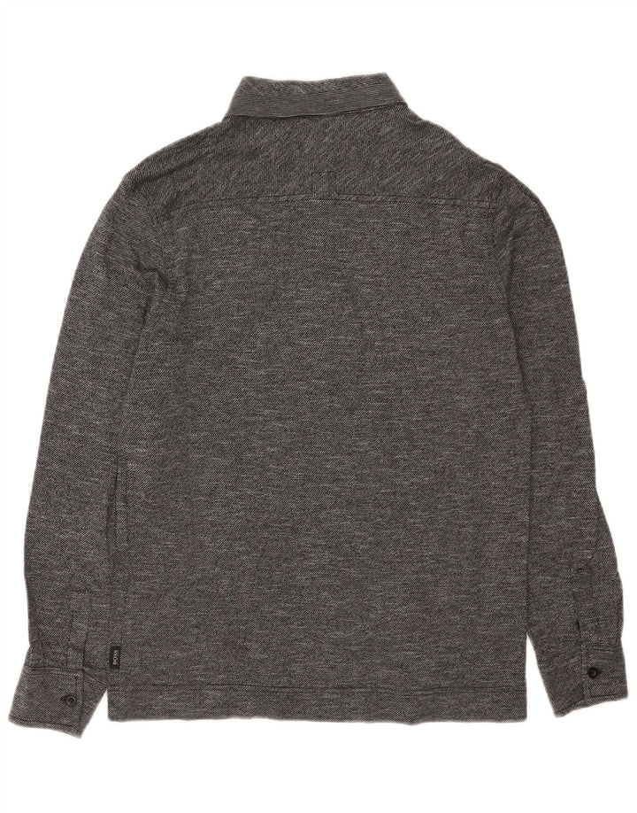 Hugo Boss Polo Regular Fit Rugby Homme Gris Moyen Moucheté