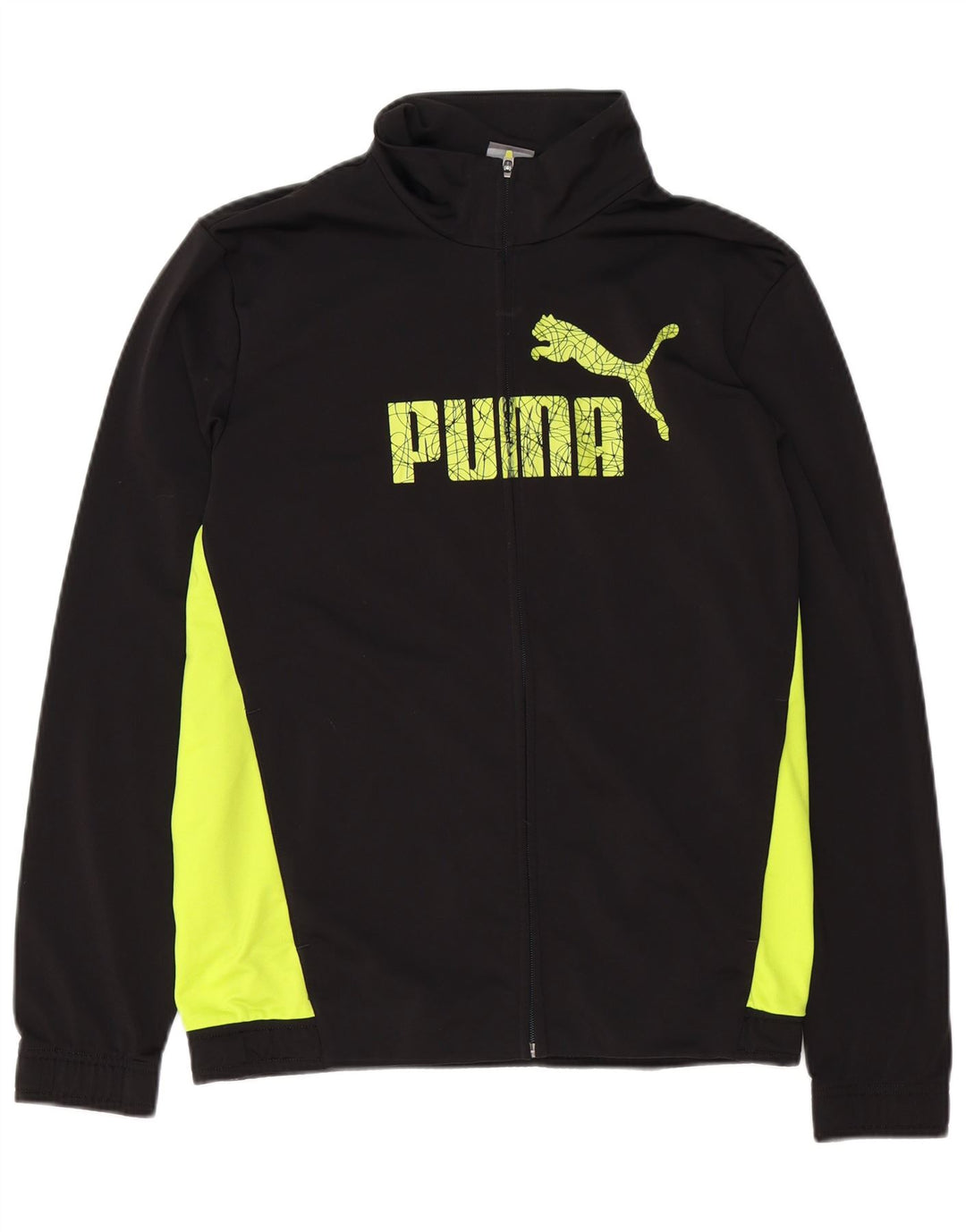 Puma Veste de Survêtement Graphique Homme Petit Noir Polyester Colorblock