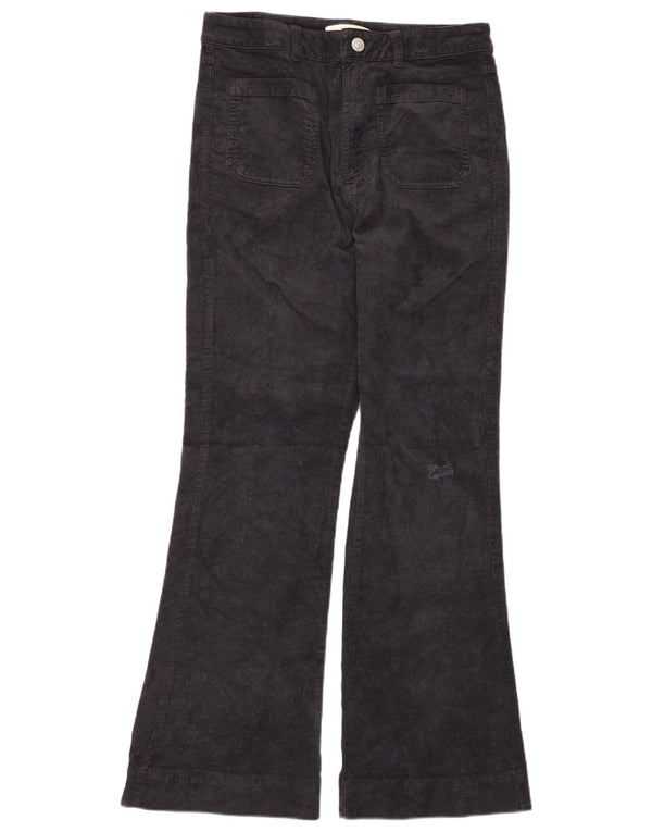Marks & Spencer Pantalon en velours côtelé pour femme UK 12 Medium W30 L30 Bleu marine
