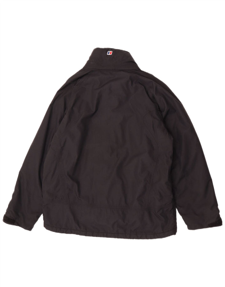 Berghaus Veste de pluie à capuche pour homme UK 38 Medium Black Nylon
