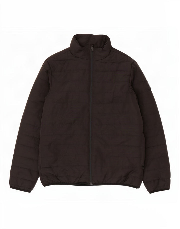 French Connection Veste matelassée pour homme UK 40 Large Noir Polyester