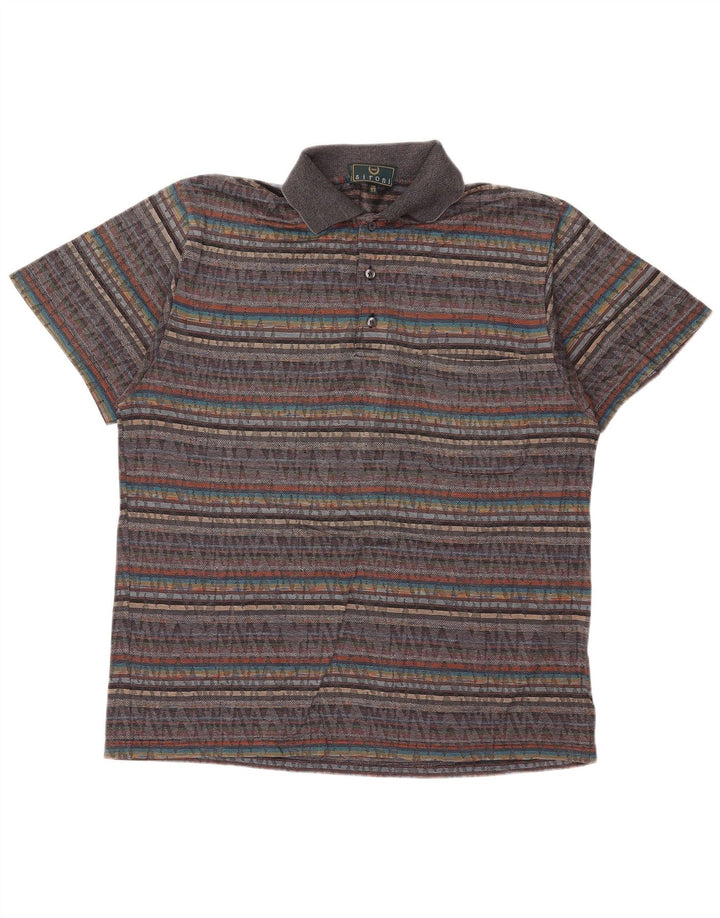 Sironi Polo Homme IT 54 XL Coton Rayé Multicolore