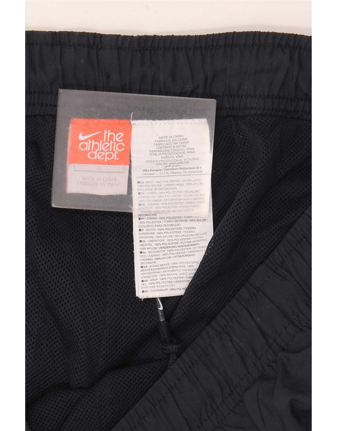 Nike Pantalon de survêtement pour homme Large Noir Polyester