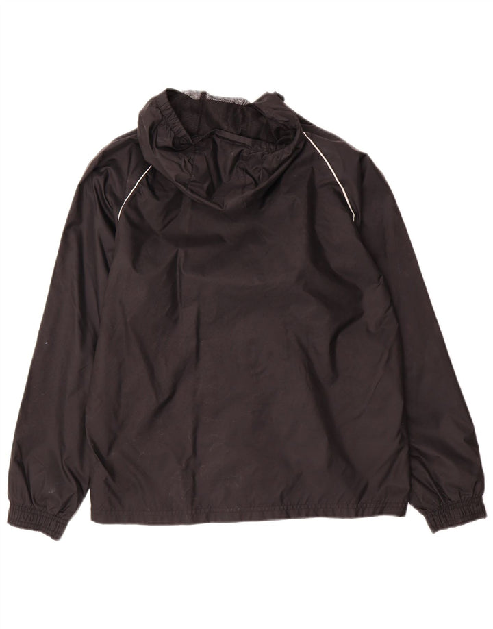 Adidas Veste de Pluie à Capuche Garçon 11-12 Ans Nylon Noir