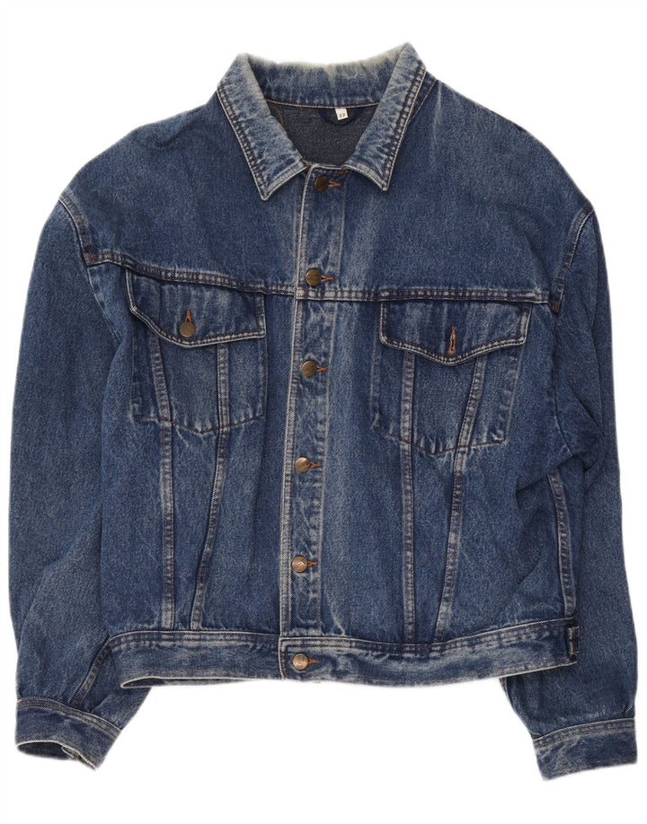 veste en denim homme vintage IT 52 XL coton bleu