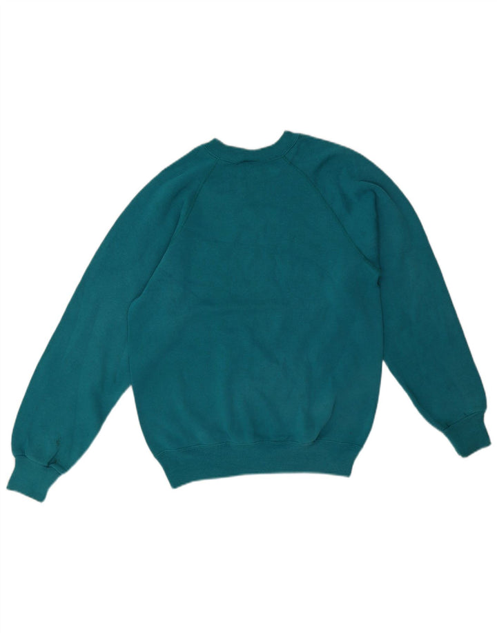 Lee Pull à col rond pour femme UK 14 Bleu moyen Coton